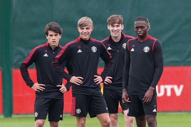 James Garner during his Man Utd days.