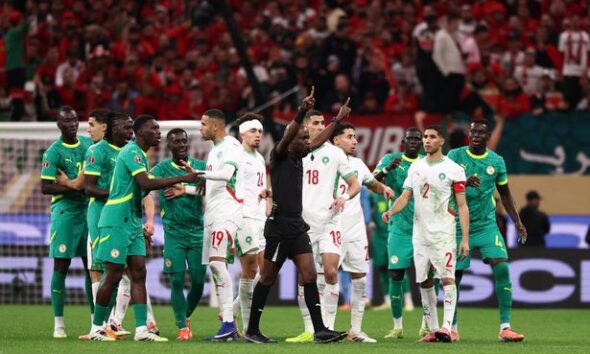 AFCON final descends into chaos as Senegal players walk off after controversial penalty