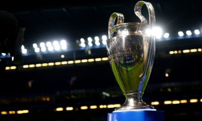 The Champions League trophy