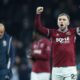 West Ham United's Jarrod Bowen celebrates after beating Spurs