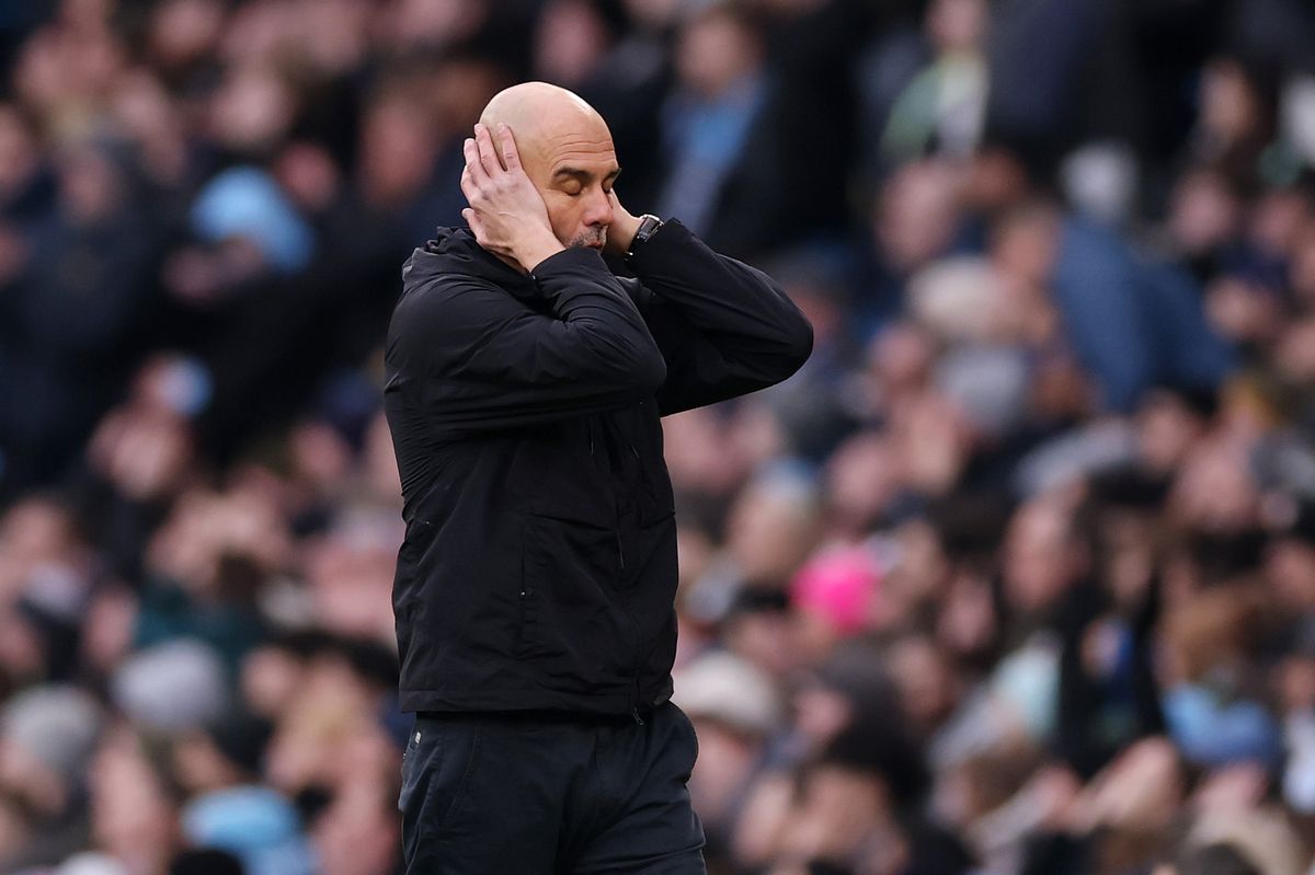 Pep Guardiola was annoyed with the penalty decision