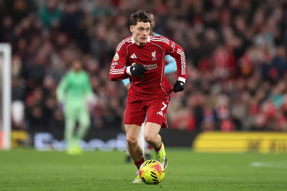 Florian Wirtz in action for Liverpool