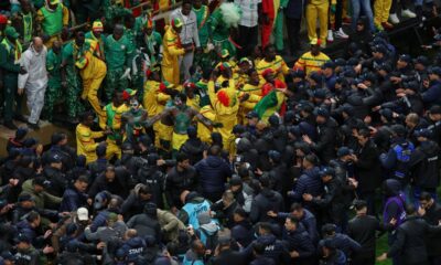 Senegal supporters protested and clashed with security officers