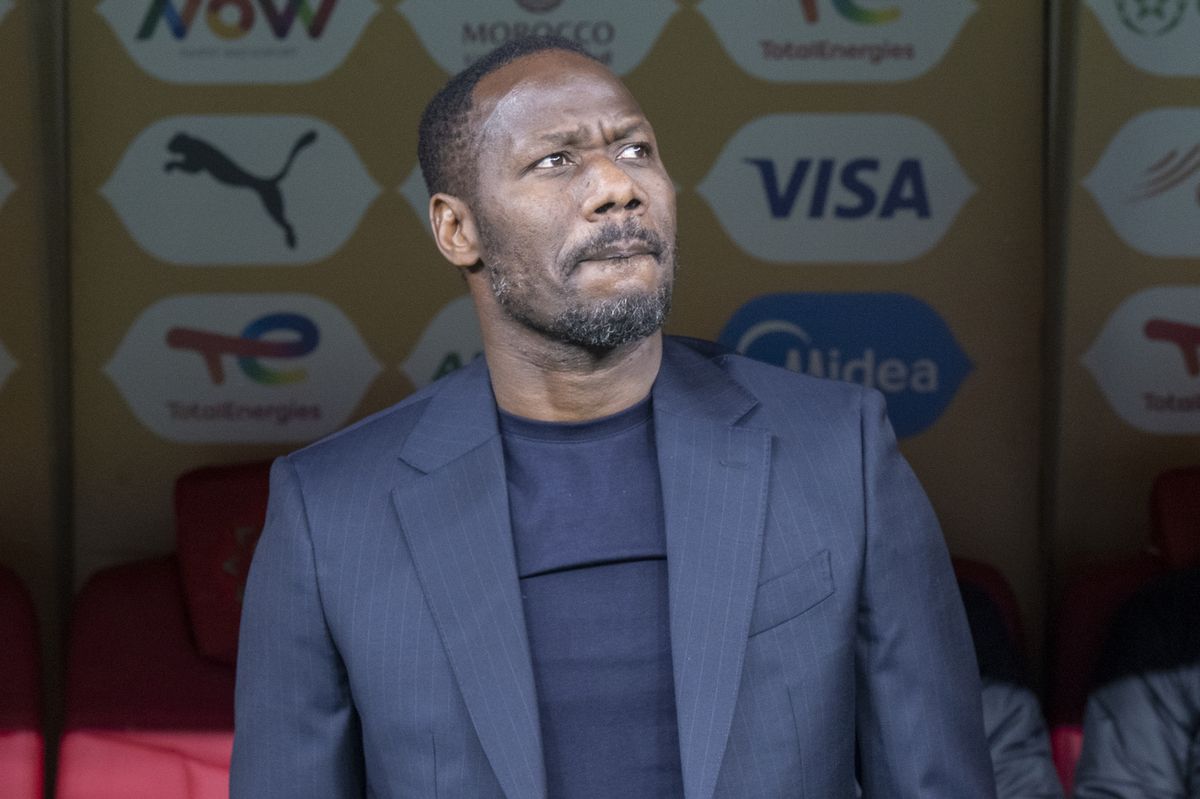 Senegal head coach Pape Thiaw