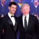 MONACO, MONACO - FEBRUARY 18:  Laureus World Sportsman of The Year 2019 Nominee Novak Djokovic (L) and Laureus Academy Member Boris Becker pose together during the 2019 Laureus World Sports Awards on February 18, 2019 in Monaco, Monaco. (Photo by Alexander Hassenstein/Getty Images for Laureus)