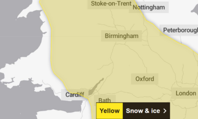 Snow weather maps show where in Wales set to be hit with 12-hour warning in place