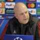 Arne Slot speaking in a Liverpool press conference