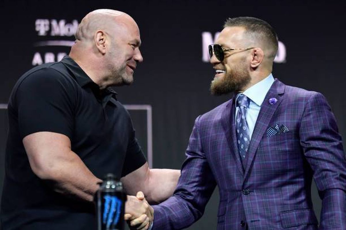 UFC president Dana White and Conor McGregor