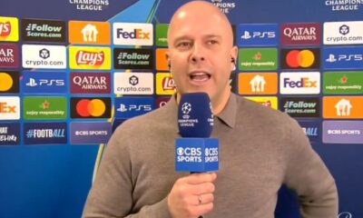 Arne Slot speaking to CBS Sports in an interview