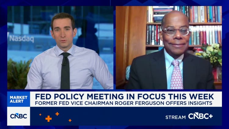 Expect a wait-and-see meeting from the Fed this week, says Roger Ferguson