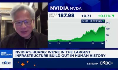 Nvidia CEO Jensen Huang: We're in the largest infrastructure build out in human history