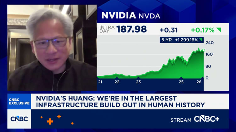Nvidia CEO Jensen Huang: We're in the largest infrastructure build out in human history