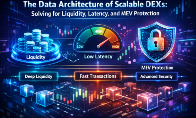 The data architecture of scalable DEXs: solving for liquidity, latency, and MEV protection