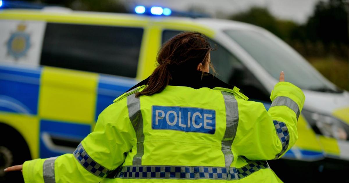 Crash with overturned vehicle closes part of major road