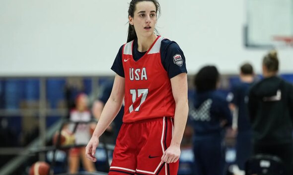 Caitlin Clark explains to Travis Kelce the meaning behind her late 2025 number switch