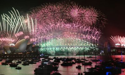New Year's Day celebrations in Sydney. Australian stocks saw their biggest annual gains in four years.