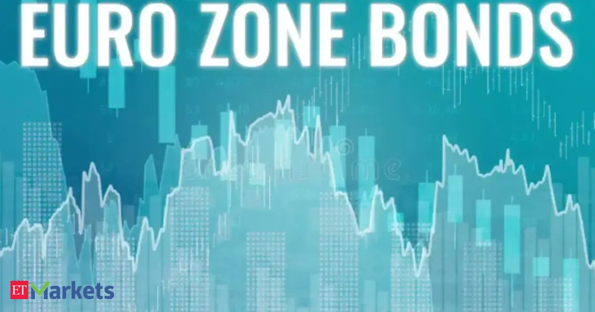 Euro zone bond yields edge up on first trading day of new year