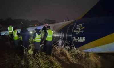 Buddha Air flight skids off runway during landing at Nepal's Bhadrapur airport