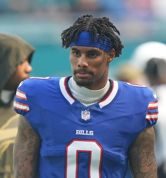 Keon Coleman's latest antics with his dog leave fans stunned