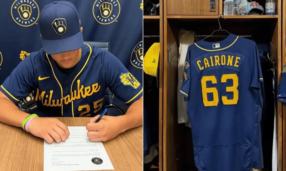 Milwaukee Brewers prospect Frank Cairone hospitalized after serious accident