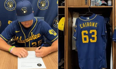 Milwaukee Brewers prospect Frank Cairone hospitalized after serious accident