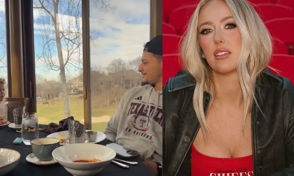 Brittany Mahomes shows off a family lunch with Patrick Mahomes and their children