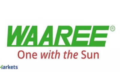 Waaree Energies shares fall 5% amid heavy trade volumes