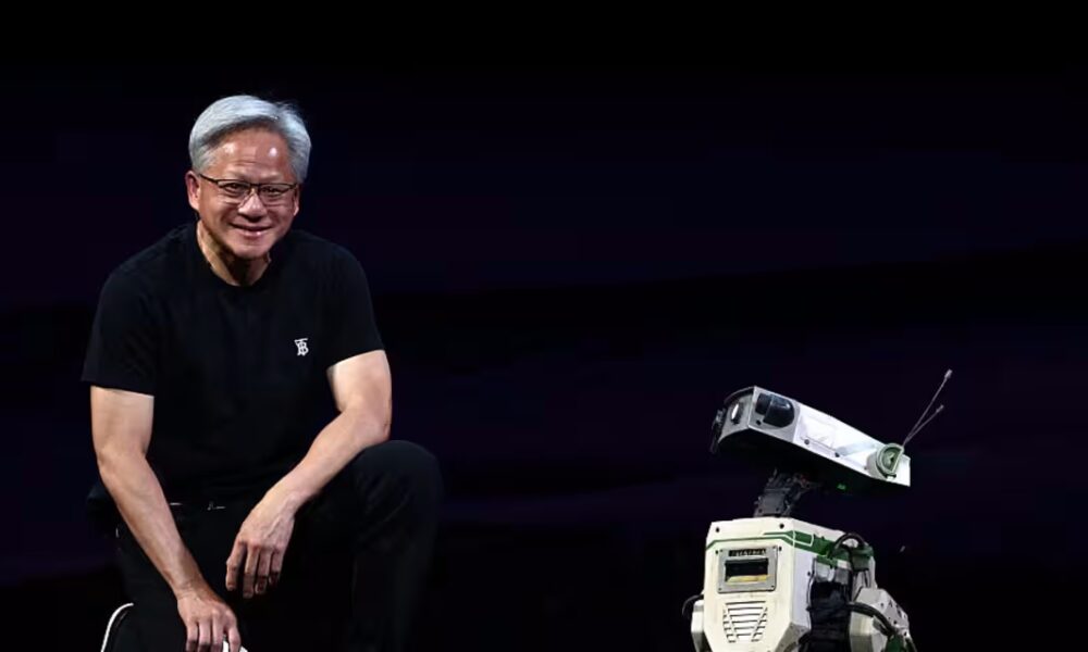 Nvidia Talks Up Robots Alongside AI Chips. The Stock Slips.