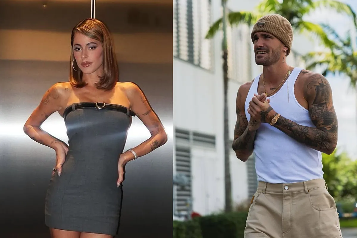 Rodrigo De Paul and Tini Stoessel share a deeply personal and intimate moment