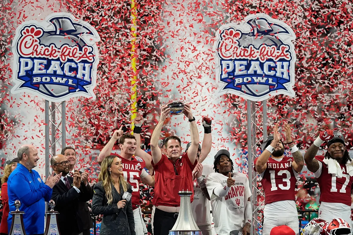 Indiana punches ticket to CFP title with dominant Peach Bowl win over Oregon