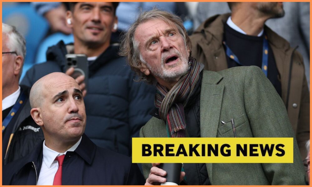 Sir Jim Ratcliffe reacts during a Manchester United game