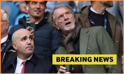 Sir Jim Ratcliffe reacts during a Manchester United game