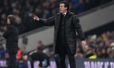 Unai Emery manager of Aston Villa during the Emirates FA Cup Third Round match Tottenham Hotspur vs Aston Villa-1