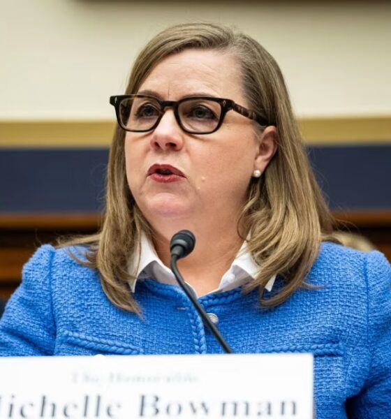 Federal Reserve Vice Chair Michelle Bowman is due to speak on the economic outlook and monetary policy.