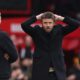 Man Utd interim boss Michael Carrick reacts