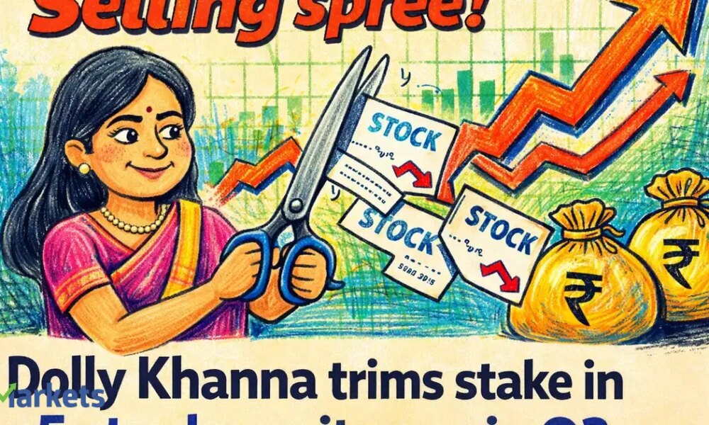 Selling spree! Dolly Khanna trims stake in 5 stocks, exits one in Q3. Do you own any?