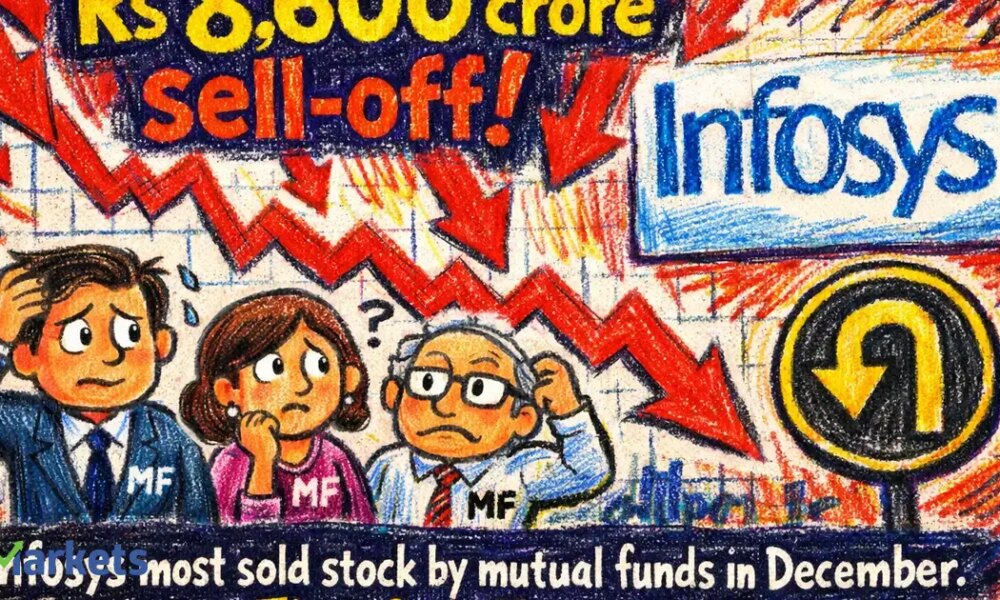 Rs 8,600 crore selloff! Infosys most sold stock by mutual funds in December. Time for a U-turn?