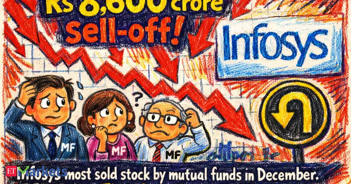 Rs 8,600 crore selloff! Infosys most sold stock by mutual funds in December. Time for a U-turn?