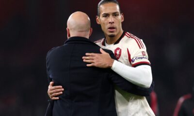 Virgil van Dijk and Arne Slot