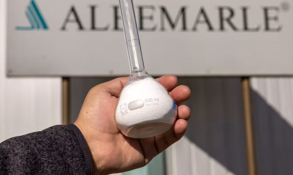 Albemarle Stock Rises on Another Upgrade. Higher Lithium Prices Are Driving Shares.