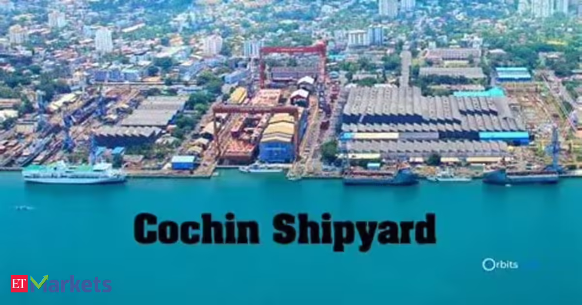 Cochin Shipyard Q3 Results: Cons PAT falls 18% YoY, revenue up 18%. Rs 3.50/share dividend announced