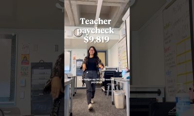 $9,819 teacher paycheck breakdown #finance #invest #retirement