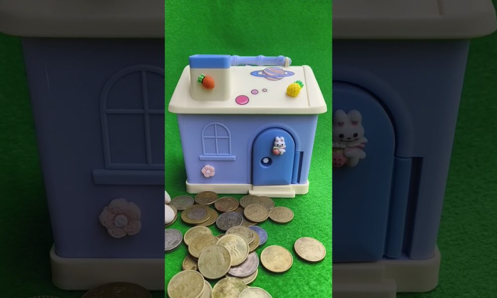 "Unlock Financial Freedom: Transform Your Savings with This EPIC House-Shaped Coin Bank!"(AC-1408)