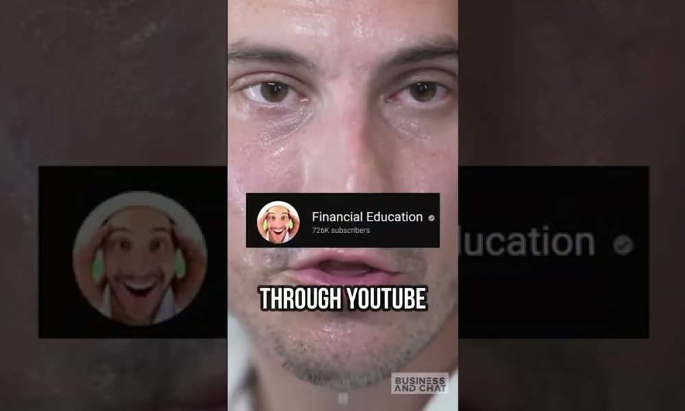 MAKING $1,000,000 A YEAR Through Investing And YT | Jeremy Financial Education #shorts