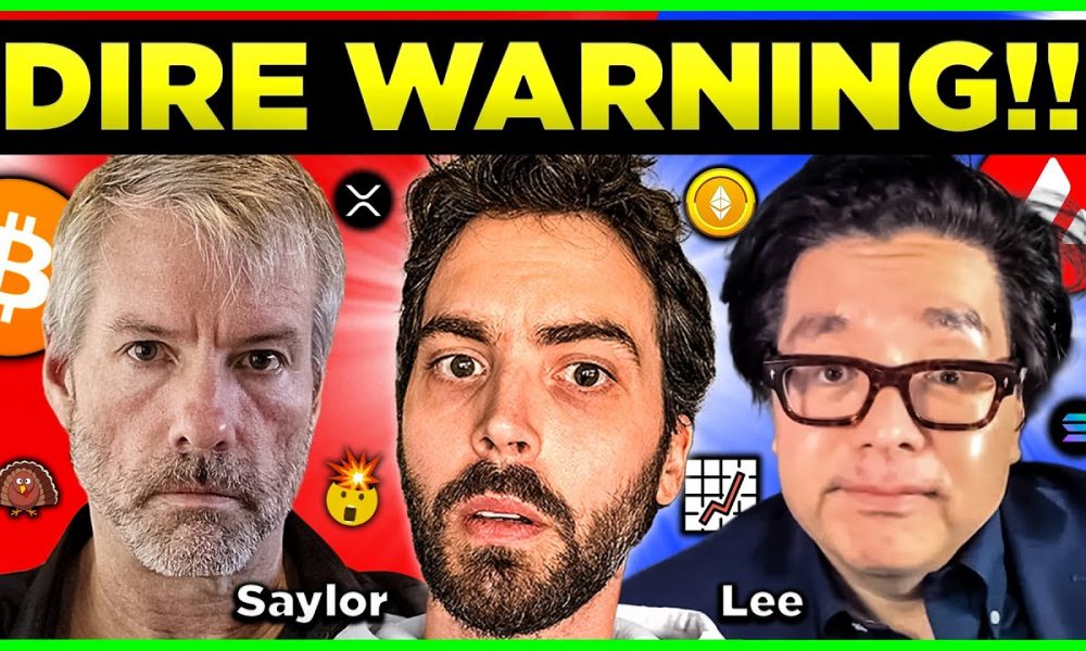 Michael Saylor & Tom Lee DIRE WARNING to Bitcoin & ETH Holders.