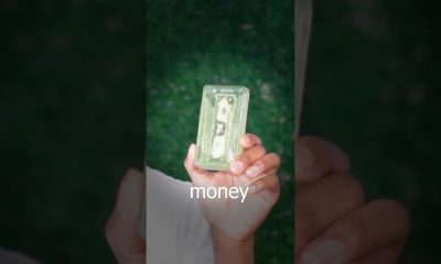 this soap has money in it.