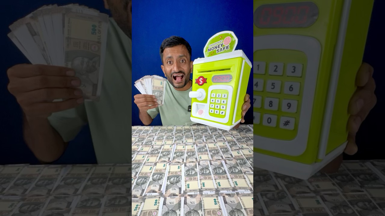 Unboxing money saving bank | money bank testing