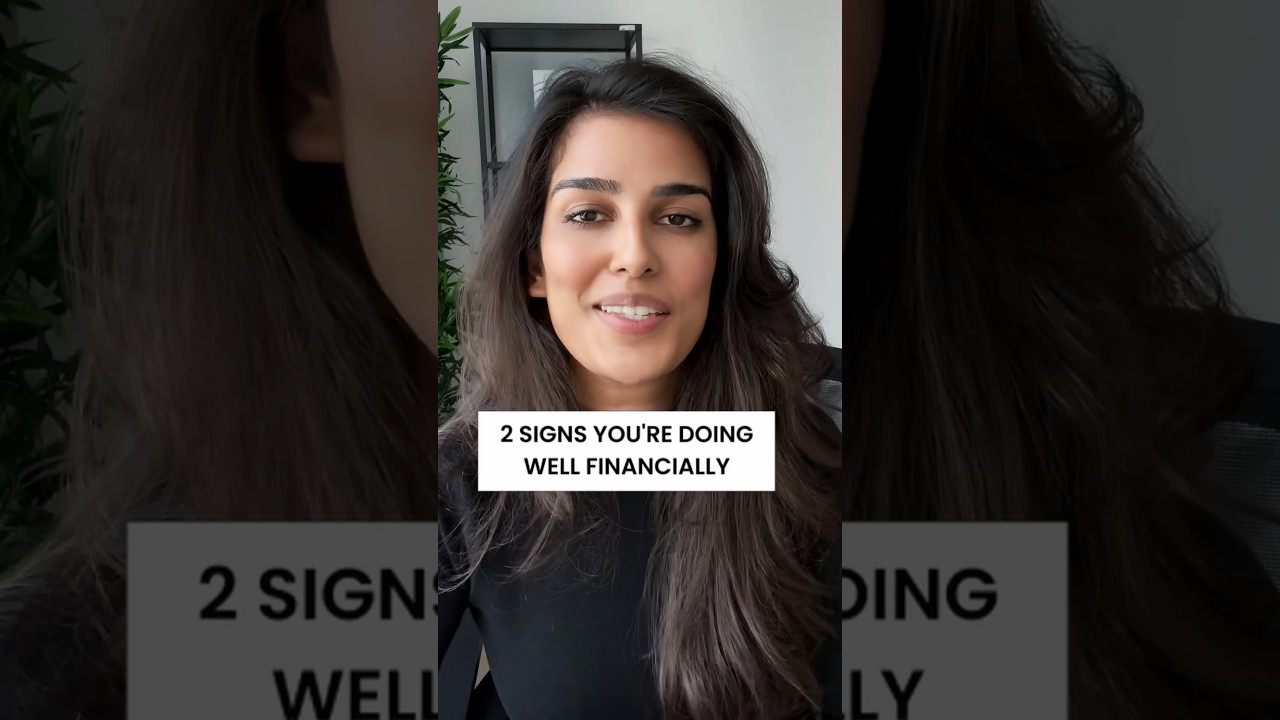 Signs you’re doing well financially #shorts #moneytips