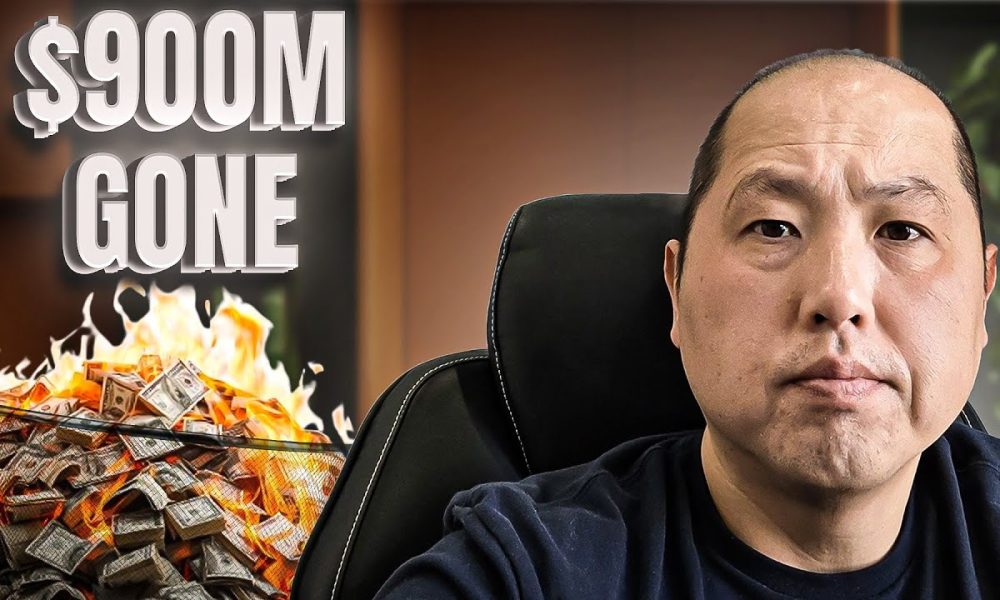 $900M of Bitcoin and Crypto Liquidated