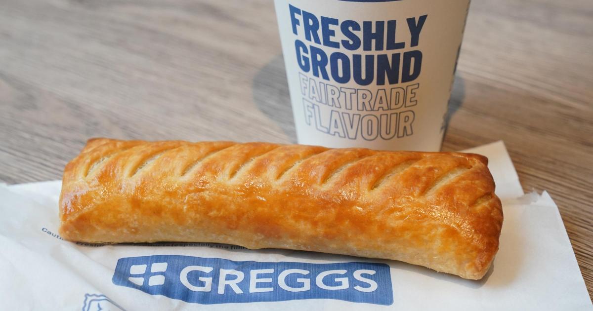 Greggs increases the price of its sausage rolls and lattes